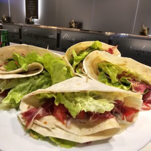 Vegetal con Jamón y Queso de Cabra